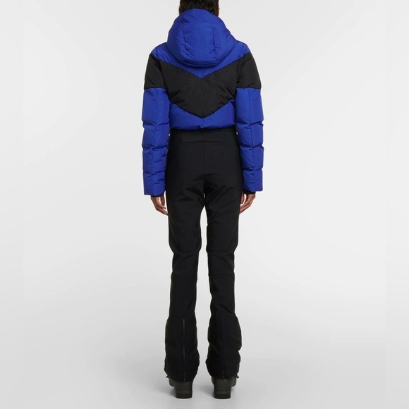 Fusalp Kira Quilted Ski Suit Size 40 Blue Black - Picture 2 of 16